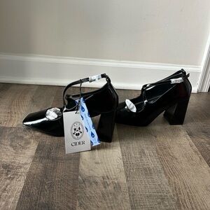 Cider Glossy Black Women's Heels